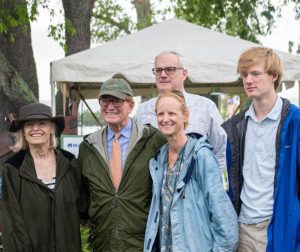 group of people with Jimmy Wofford at an event